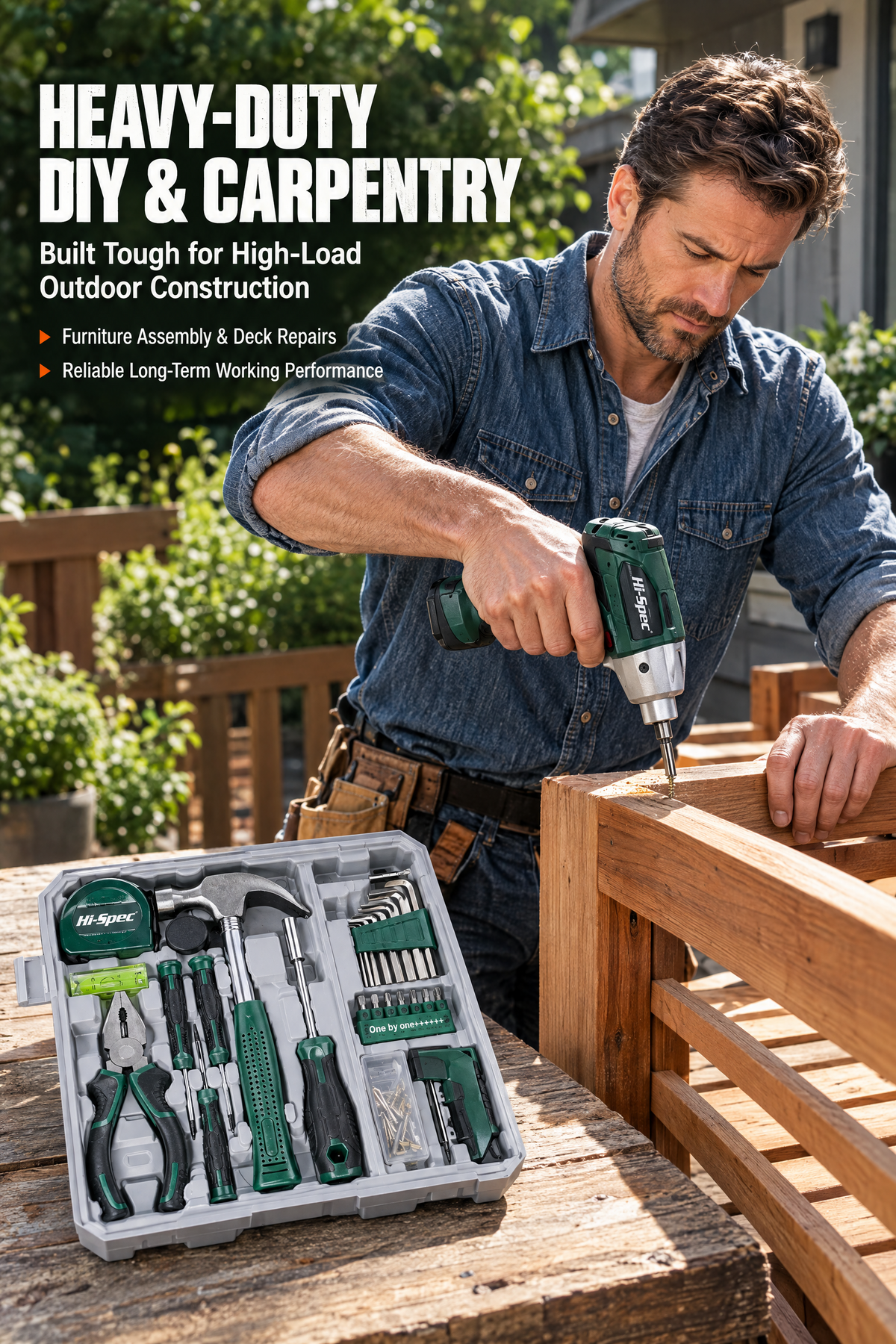 3.6V wireless screwdriver and electric drill 42-piece multi-functional lithium-ion power tool set