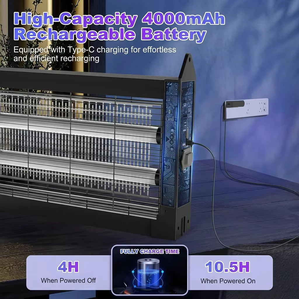 Waterproof outdoor solar mosquito killer