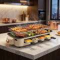 Pukomek Electric Indoor Griddle, Dual-function Indoor Griddle